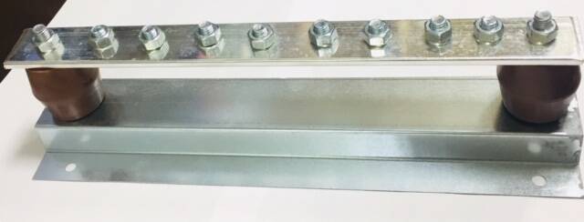 Kalay Kaplı Bakır Eş Potansiyel Bara 30 cm 30x3 mm - 2