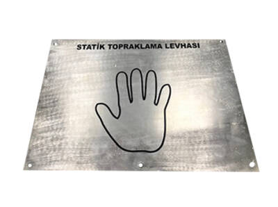 Kalay Kaplı Bakır Statik Topraklama Levhası 230x350x1 mm - 2